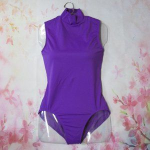 Leotard New MA Medium Womens Balera Dance Ballet Mock Turtleneck